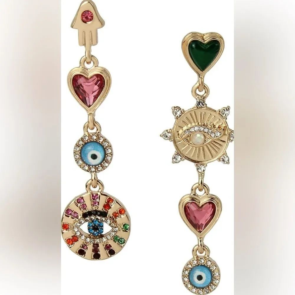 Statement drop earrings N642